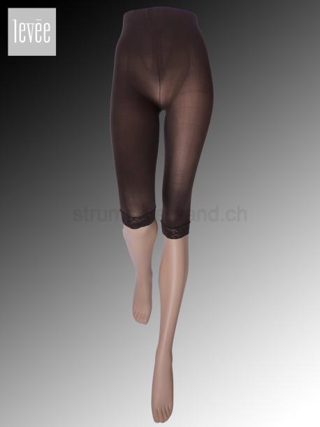 LEGGINGS MIT SPITZE von Levée - 253 dunkelbraun