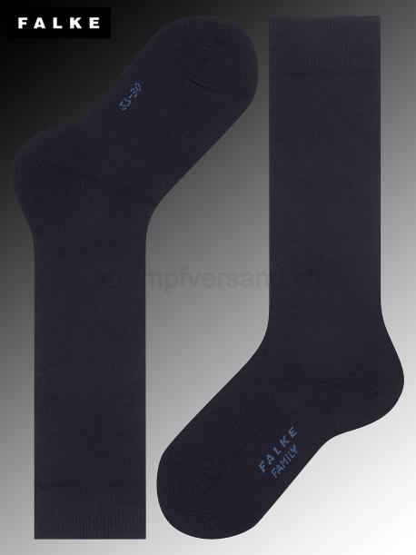 FAMILY Falke Kniesocken für Kinder - 6170 dark marine