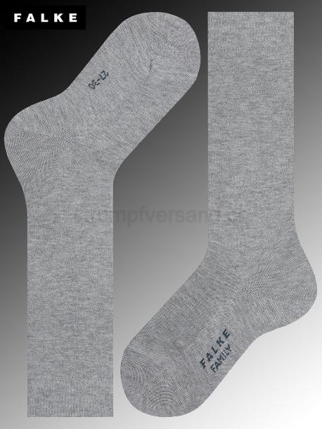 FAMILY Falke Kniesocken für Kinder - 3400 light grey