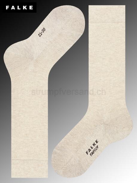 FAMILY Falke Kniesocken für Kinder - 4650 sand mel.