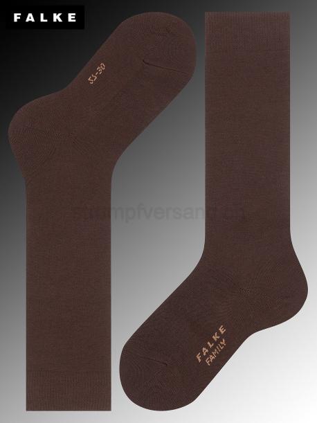 FAMILY Falke Kniesocken für Kinder - 5230 dark brown