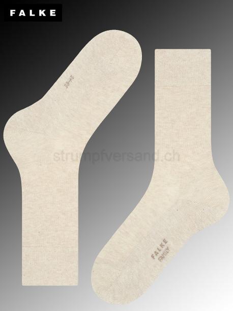 FAMILY Falke Herrensocken - 4650 sand meliert