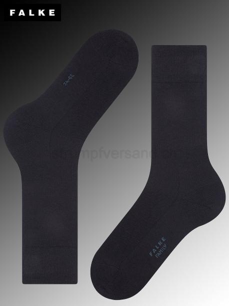 FAMILY Falke Herrensocken - 6375 dark navy
