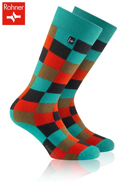 CAROLINA Rohner Wintersocken - 661 türkis