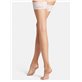NUDE 8 LACE halterlose Wolford Strümpfe - 4788 fairly light/weiss