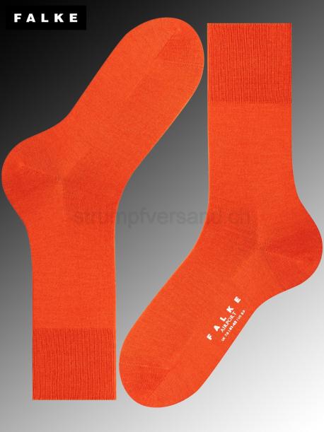 AIRPORT Falke Herrensocken - 8095 ziegel