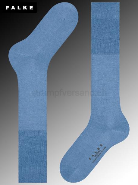 AIRPORT Falke Kniesocken für Herren - 6554 cornflower