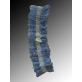 Blaues Strumpfband - blau/nature
