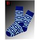 BLUE LIGHTNING blau gestreifte Socken