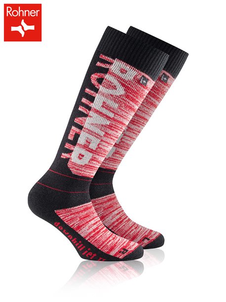 DOWNHILL JET Rohner Wintersocken - 157 rot