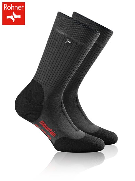 MOUNTAIN TREKKING Rohner Wander-Socke - 135 anthracite