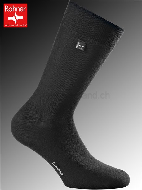 Rohner Socken LONDON - 009 schwarz