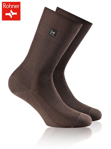 PLATIN Rohner Herrensocken - 047 braun