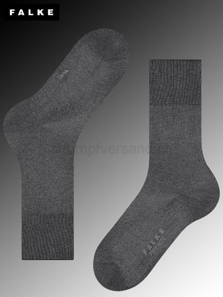 FIRENZE CLASSIC Falke Herrensocken - 3190 anthracite mel.