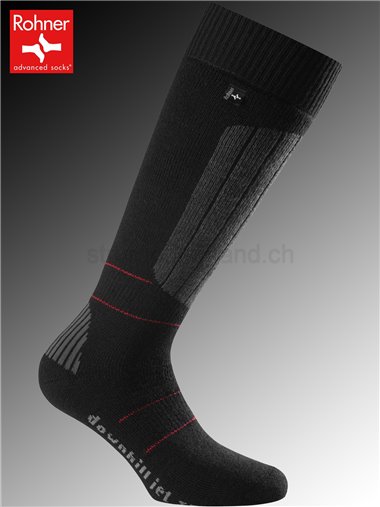 DOWNHILL JET Rohner Socken - 058 grau