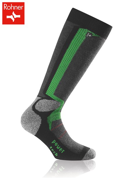 POWER TECH Rohner Skisocken - 401 grün