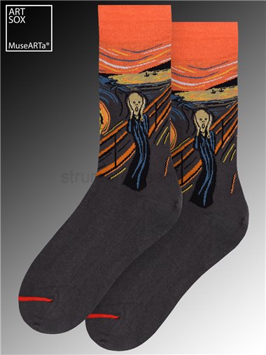 MuseARTa Socken - Der Schrei von Edvard Munch