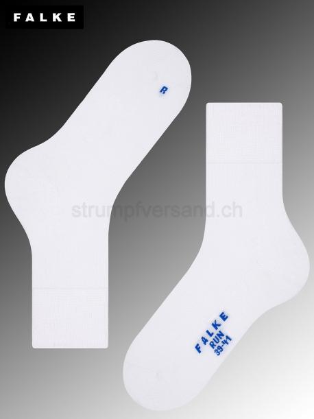RUN Falke Damen- und Herrensocken - 2000 weiss