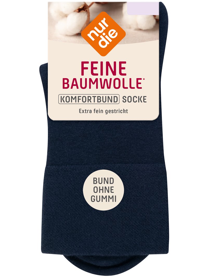 Feine Baumwolle Socken Ohne Einengende Gummif Den