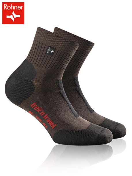 TREK'N TRAVEL Rohner Sport-Socken - 047 braun