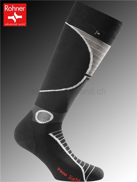 RACE LIGHT Rohner Socken - 009 schwarz