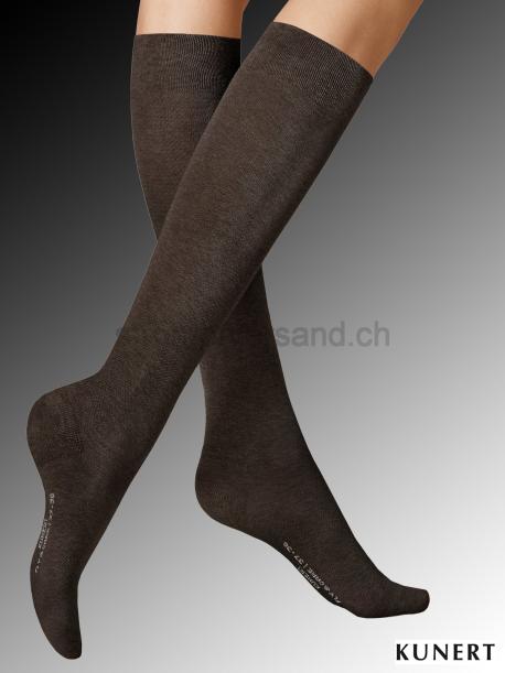 FLY & CARE Kompressionssocken - 821 brown mel.