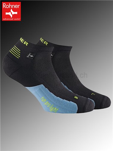 RUN PRO LIGHT Rohner Sportsocken - 009 schwarz