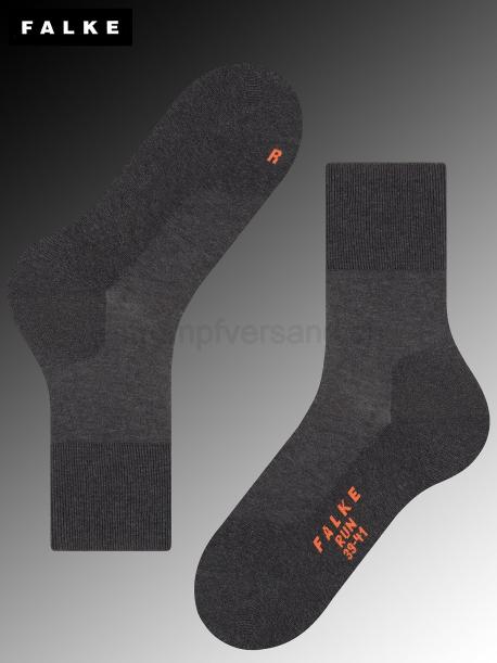 RUN Falke Damen- und Herrensocken - 3970 dark grey