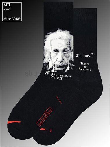 MuseARTa Socken - Albert Einstein