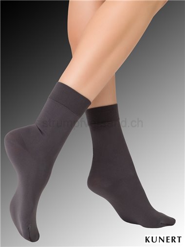 SENSUAL COTTON Kunert Baumwoll-Socken - 814 anthracite