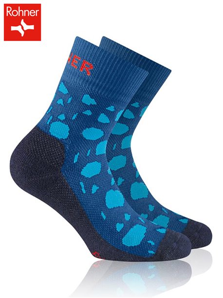 EXPLORER KIDS Rohner Wandersocken für Kinder - 304 blau