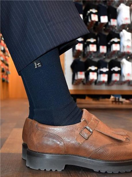 PLATIN Rohner Herren-Socke - 010 marine