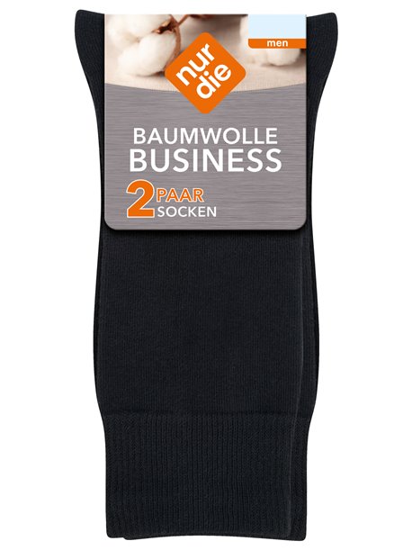 BAUMWOLLE BUSINESS - Herrensocken von NUR DIE - schwarz