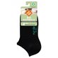 BIO BAUMWOLLE Nur Die Sneaker-Damensocken - schwarz