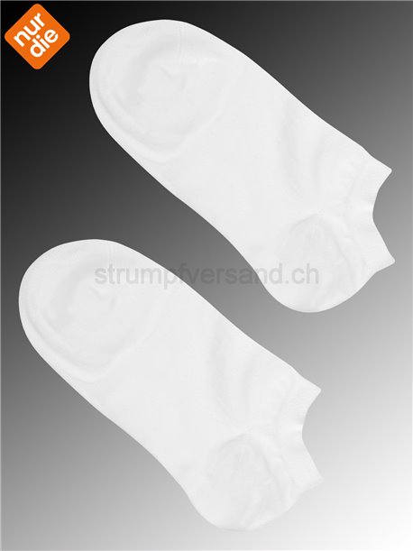 BIO BAUMWOLLE Nur Die Sneakersocken - 920 weiss