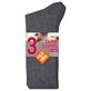 OHNE GUMMI - Herrensocken von NUR DIE - mittelgrau-mel.