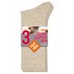 OHNE GUMMI - Herrensocken von NUR DIE - beige-mel.