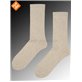 OHNE GUMMI Nur Die Socken für Herren - 617 beige-mel.