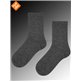 OHNE GUMMI Nur Die Socken für Damen - 346 mittelgrau-mel.