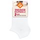 SNEAKER BAUMWOLLE - Damen-Sneakersocken von NUR DIE - weiss