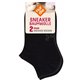 SNEAKER BAUMWOLLE - Damen-Sneakersocken von NUR DIE - schwarz