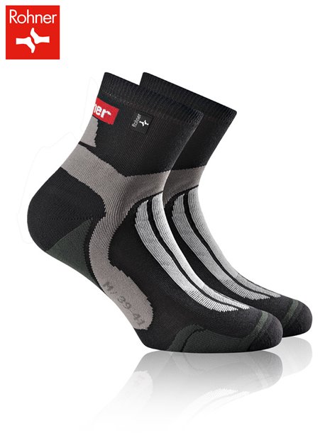 CROSS COUNTRY Rohner Socke - 009 schwarz