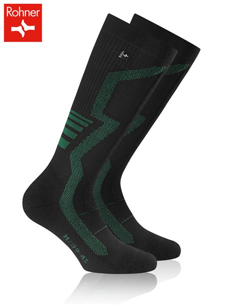 COMPRESSION SKI LIGHT Rohner Skisocken - 221 grün
