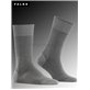 FINE SHADOW Falke Herrensocken - 3166 steel mel.