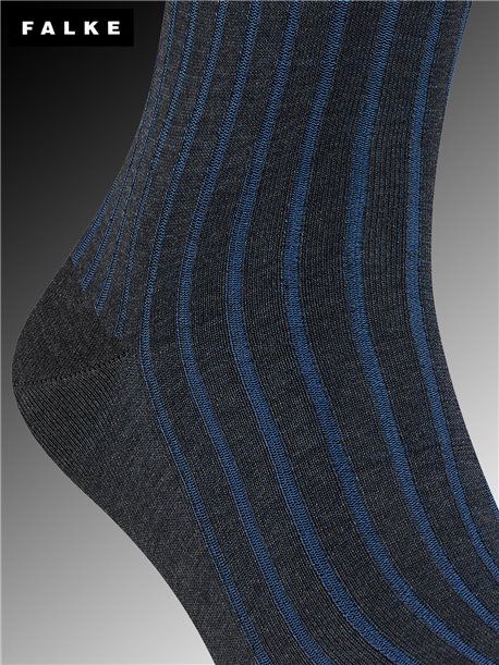 SHADOW Falke Herrensocke - 3191 anthracite blue