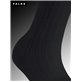 COTTON RIB Damensocken von Falke - 3000 schwarz