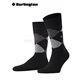 KING Burlington Herrensocke - 3011 black flames
