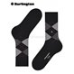 KING Burlington Herren-Socken - 3011 black flames