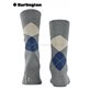 KING Burlington Herrensocken - 3393 light grey mel.