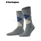 KING Burlington Herrensocke - 3393 light grey mel.